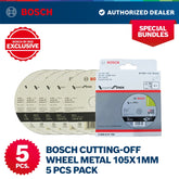 Bosch Cutting Disc Inox 105x1mm 5pcs Pack
